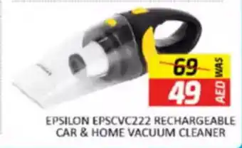 Al Madina Epsilon EPSCVC222 Rechargeable Car & Home Vacuum Cleaner offer