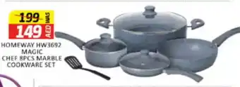 Al Madina Homeway HW3692 Magic Chef Marble Cookware Set offer