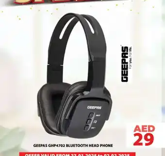 Grand Hyper Market GEEPAS Earphone offer