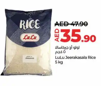 Lulu Hypermarket LULU Jeerakasala Rice offer