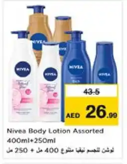 Nesto Nivea Body Lotion & Cream offer