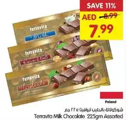 Gala Supermarket Terravita milk chocolate offer