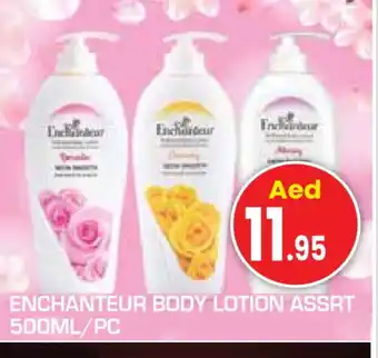 Baniyas Spike Hypermarket Enchanteur Body Lotion & Cream offer