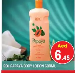 Baniyas Spike Hypermarket RDL Body Lotion & Cream offer