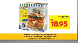 Abu Dhabi Coop AMERICANA Chicken Burger offer