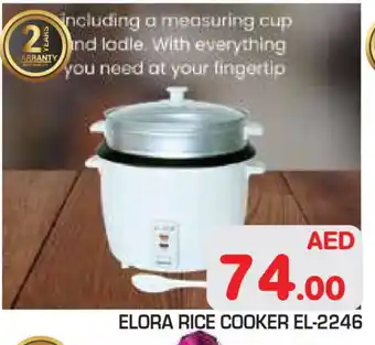 Baniyas Spike Hypermarket ELORA Rice Cooker offer