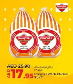 Lulu Hypermarket FRANGOSUL Frozen Whole Chicken offer