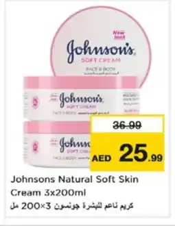 Nesto JOHNSONS Face cream offer