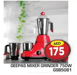 Baniyas Spike Hypermarket GEEPAS Mixer / Grinder offer