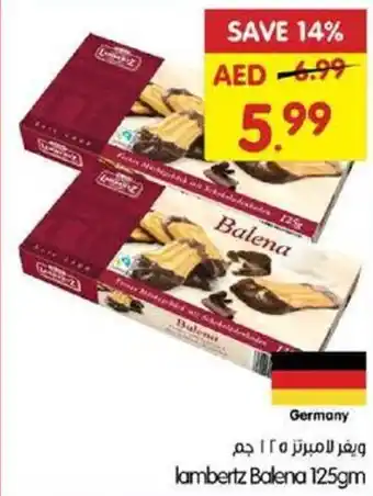 Gala Supermarket Lambertz balena offer