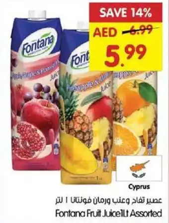 Gala Supermarket Fontana fruit juice offer