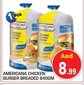 Baniyas Spike Hypermarket AMERICANA Chicken Burger offer