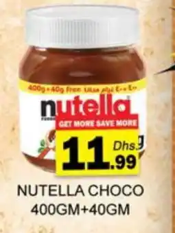 Zain Hypermarket NUTELLA Chocolate Spread offer