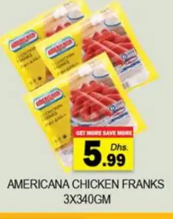 Zain Hypermarket AMERICANA Chicken Franks offer