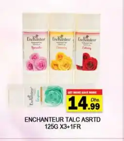 Zain Hypermarket Enchanteur Talcum Powder offer