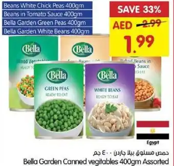 Gala Supermarket Bella Garden Canned vegitables offer