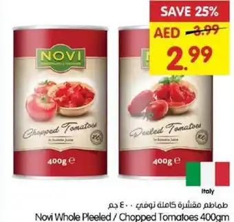 Gala Supermarket Novi Whole Pleeled / Chopped Tomatoes offer