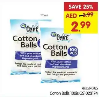 Gala Supermarket Cotton Balls 100ís GS1023174 offer