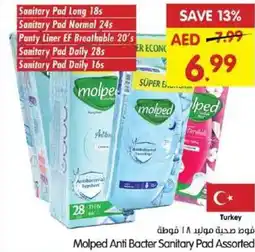 Gala Supermarket Molped Anti Bacter Sanitary Pad Assorted offer