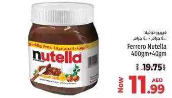 Kenz Hypermarket Ferrero Nutella offer