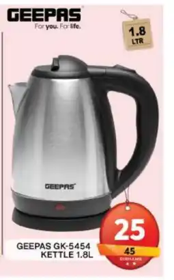 Grand Hyper Market GEEPAS Kettle offer