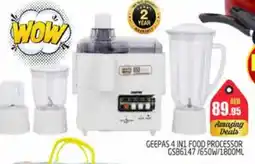 Pasons GEEPAS Food Processor offer