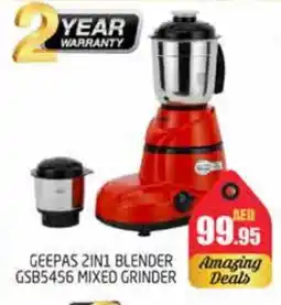 Pasons GEEPAS Mixer / Grinder offer