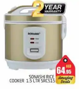 Pasons SONASHI Rice Cooker offer