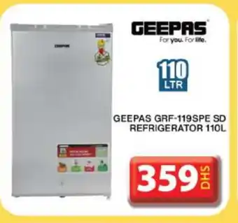 Grand Hyper Market GEEPAS Refrigerator offer