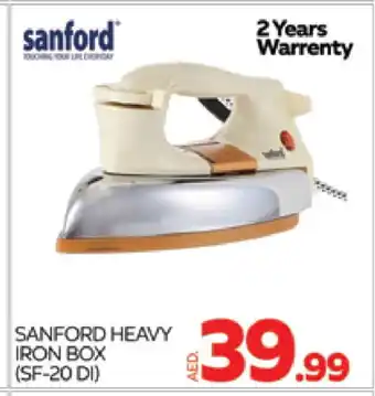 Al Madina SANFORD Ironbox offer