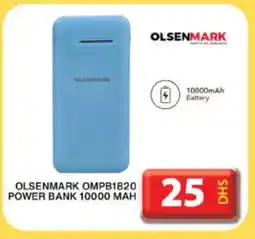 Grand Hyper Market OLSENMARK Powerbank offer