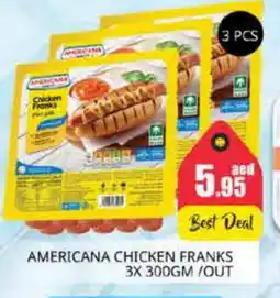 Pasons AMERICANA Chicken Franks offer