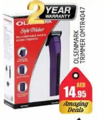 Pasons OLSENMARK Remover / Trimmer / Shaver offer