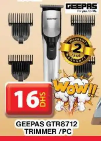 Grand Hyper Market GEEPAS Remover / Trimmer / Shaver offer