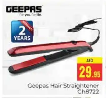 Pasons GEEPAS Hair Appliances offer