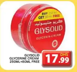 Grand Hyper Market GLYSOLID Face cream offer