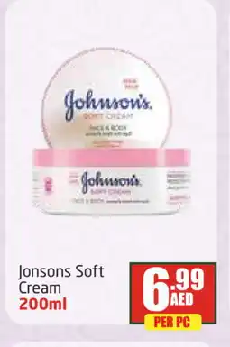 Delta Centre JOHNSONS Face cream offer