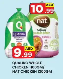 Baniyas Spike Hypermarket QUALIKO Frozen Whole Chicken offer