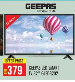 Baniyas Spike Hypermarket GEEPAS Smart TV offer