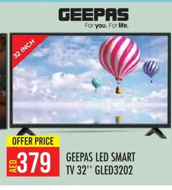 Baniyas Spike Hypermarket GEEPAS Smart TV offer