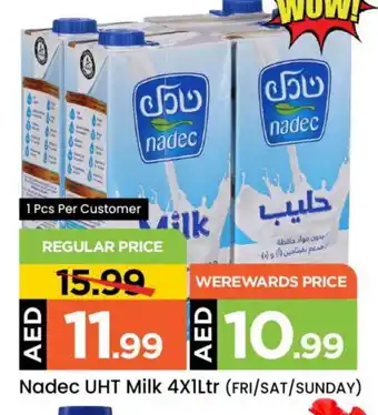 Mark & Save NADEC Long Life / UHT Milk offer