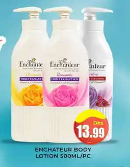 Meena Al Madina Hypermarket Enchanteur Body Lotion & Cream offer