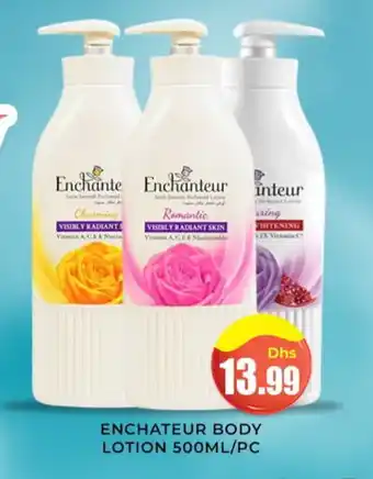 Meena Al Madina Hypermarket Enchanteur Body Lotion & Cream offer