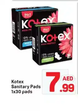 Day To Day Kotex sanitary pads offer