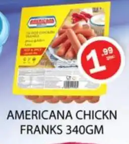 Zain Hypermarket AMERICANA Chicken Franks offer