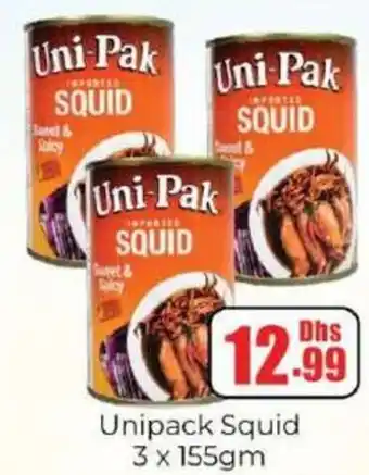 Amber Unipack squid offer