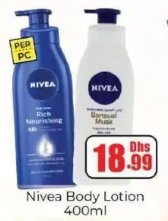 Amber Nivea Body Lotion offer