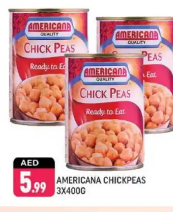 Shaklan AMERICANA Chick Peas offer