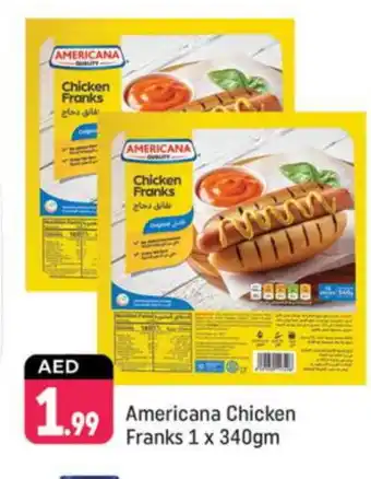 Shaklan AMERICANA Chicken Franks offer