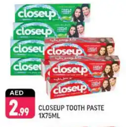 Shaklan CLOSE UP Toothpaste offer